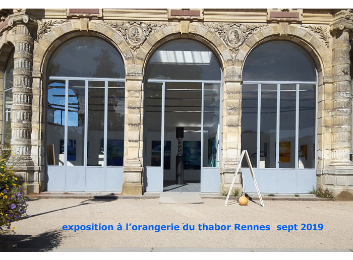 Exposition à l’Orangerie du Thabor de Rennes – du 16 au 22 septembre 2019